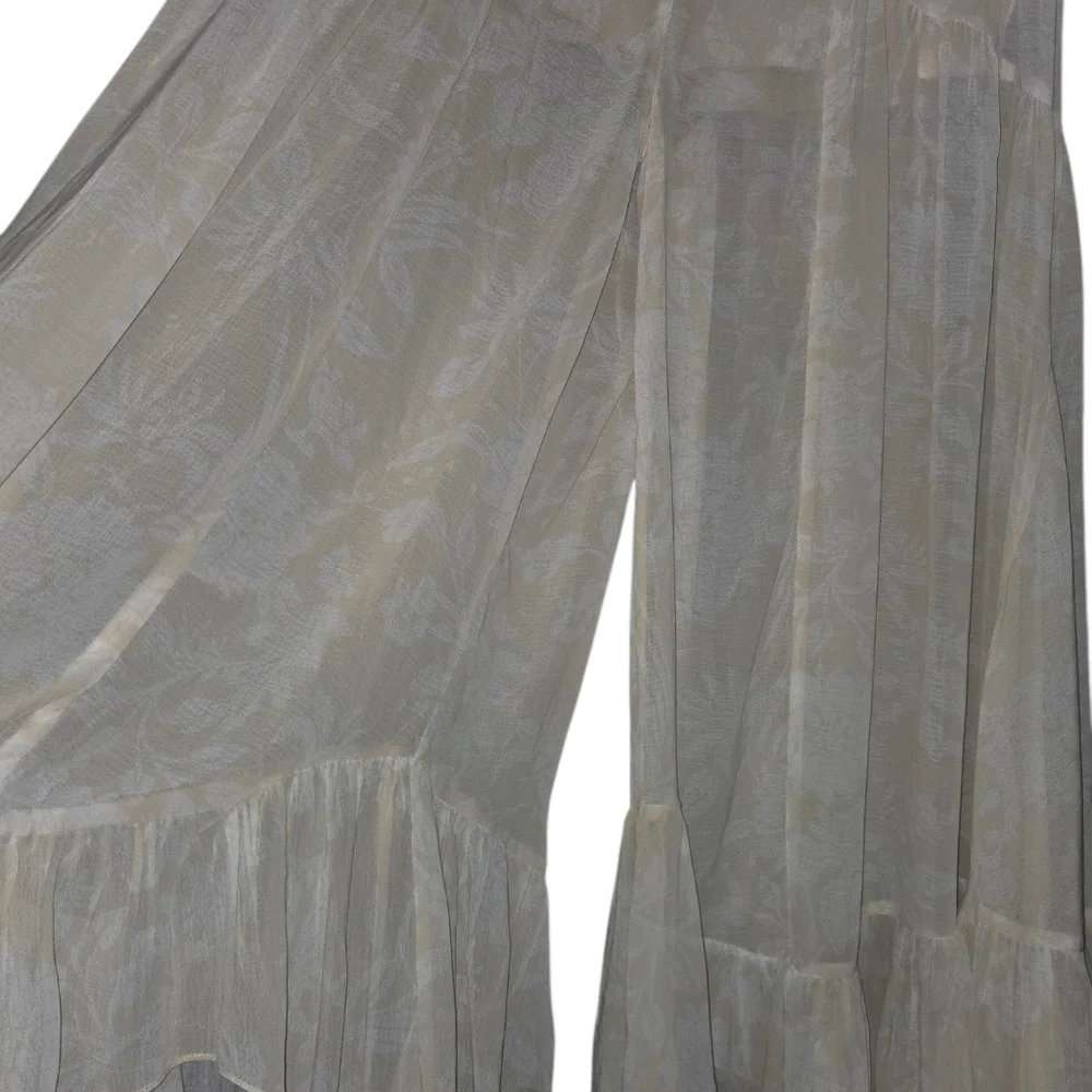 Elegant Cream Elephant Pants - Picture 2 of 3